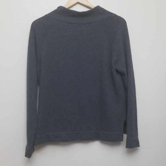 Loft Grey Pullover Sweater Size Medium - Picture 3 of 6